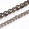 Electroplate Transparent Glass Beads Strands LS-GLAA-T032-T8mm-AB02-4