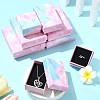 8Pcs 4 Styles Cardboard Paper Ring Boxes CBOX-FS0001-05-8