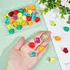 36Pcs 9 Colors Resin Imitation Vegetable Pendants RESI-SC0003-13-3