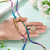2 Strands Gradient Color Electroplated Synthetic Non-magnetic Hematite Beads Strands G-TA0002-86B-6