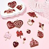 15Pcs 15 Styles Alloy Pendants ENAM-YW0006-84-4