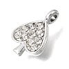 UV Plating Alloy Crystal Rhinestone Pendants RB-CBAD37D-04P-2