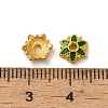 Alloy Enamel Beads Caps FIND-G074-02O-3