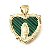 Brass Acrylic Pendants KK-G602-04A-02-1