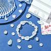 32Pcs 8 Styles UV Plating Opaque Acrylic Beads OACR-CJ0002-77-6