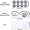 SUPERFINDINGS Waterproof PET Decoration Sticker DIY-FH0002-77-5