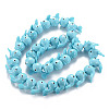 Handmade Bumpy Lampwork Beads Strands LAMP-S194-018-B01-2