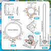 Alloy Crossbody Bags & Alligator Hair Clips & Bib Necklaces & Earrings & Charm Bracelets Sets SJEW-UN0001-13-3