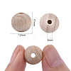Natural Beech Wood Beads WOOD-T020-01A-3