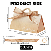 30Pcs Triangle Paper Wedding Candy Gift Boxes CON-GO0001-14-2