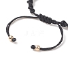 Adjustable Braided Nylon Thread Link Bracelet Making AJEW-JB01157-02-4