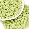 Opaque Baking Paint Glass Seed Beads SEED-T008-02L-1