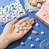 90Pcs 9 Styles Acrylic Pendants PALLOY-CJ00072-4