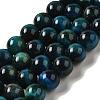 Dyed Natural Tiger Eye Beads Strands G-G102-A02-04-1