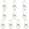 10Pcs Alloy Swivel Clasps PURS-CJ0001-01-2