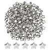 500Pcs CCB Plastic Esuropean Beads CCB-ME0001-09-1
