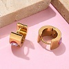 201 Stainless Steel Wide Huggie Hoop Earrings EJEW-D354-14G-3