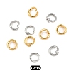 10Pcs 2 Colors Brass Open Jump Rings KK-YW0003-99A-1