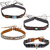 4Pcs 4 Styles Imitation Leather Belt Ornament Accessories DIY-GF0008-44-1