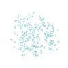 Handmade Luminous Glass Beads GLAA-WH0033-15F-1