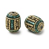 Handmade Tibetan Style Beads KK-Z157-08AG-02-1