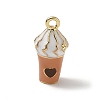 Brass Enamel Pendants KK-CBA1717-02G-02-1