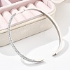 304 Stainless Steel Rhinestone Bangles for Women BJEW-Z092-12P-4