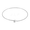 Non-Tarnish Textured Simple Thin Bangle for Girl Women BJEW-N013-005-1