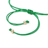 Christmas Themed Glass Seed Beads Braided Bead Bracelets for Women BJEW-MZ00189-03-4