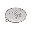 Non-Tarnish 304 Stainless Steel Pendants STAS-C032-10P-2