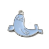 Winter Theme Alloy Enamel Pendants ENAM-M002-05A-P-1