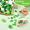 3 sets Polyester Ball Decoration DIY-SC0031-26B-3