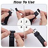 18Pcs 18 Styles Silicone Replacement Watch Band Strap Loops FIND-DR0001-82-3