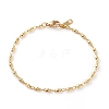 Brass Link Chain Bracelet & Necklace & Anklets Jewelry Sets SJEW-JS01167-10
