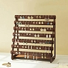 8-slat Wood Earring Displays PW-WG0A523-01-3