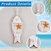 Wooden Pendant Decorations AJEW-WH20020-155B-5