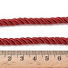5MM Nylon Twisted Cord Necklace Making FIND-G096-01P-24-3
