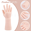 PVC Male Mannequin Right Hand Jewelry Bracelet Watch Ring Display Stands ODIS-WH0329-23C-4