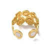 304 Stainless Steel Enamel Cuff Rings LS-RJEW-M171-38G-3