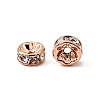 Brass Rhinestone Spacer Beads RB-A014-Z8mm-01RG-NF-3