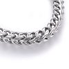 Tarnish Resistant 304 Stainless Steel Chain Bracelets BJEW-L631-42P-2