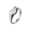 Heart 304 Stainless Steel Finger Rings for Women FS-WGDCCF4-01-3