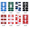 Full-Cover Wraps Nail Polish Stickers MRMJ-R086-MLE04-M-2