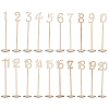 BoxWood Table Numbers Cards AJEW-WH0168-36-1