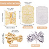 30 Sets 2 Colors Hot Stamping Pillow Cardboard Paper Printed Candy Boxes CON-TA0001-29-4