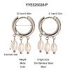 Fashionable 304 Stainless Steel Rice Chandelier Earrings HF3347-2-2