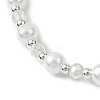 Round ABS Plastic Imitation Pearl Beads Bracelets BJEW-JB12838-2
