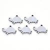 Tarnish Resistant 304 Stainless Steel Charms X-STAS-N092-30-1