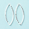 Brass Linking Rings KK-F831-016C-S-RS-3