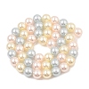 Baking Painted Pearlized Glass Pearl Round Bead Strands PEAR-H019-02C-09-4